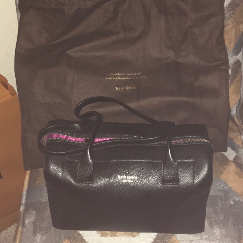 Handbag Kate Spade black purse excellent condition with duster bag